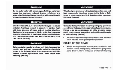 2009 Harley-Davidson FXSTSSE3 Owner's Manual | English