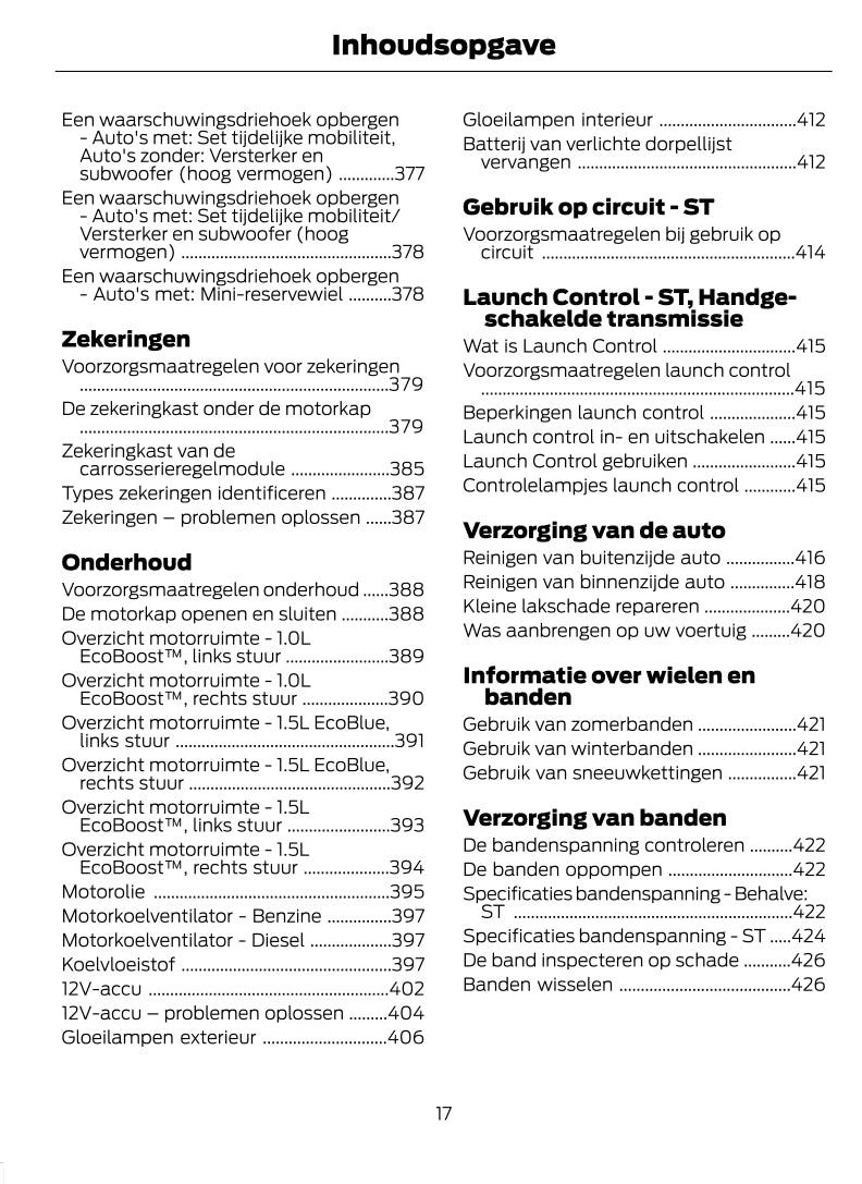 2022-2023 Ford Puma Bedienungsanleitung | Niederländisch