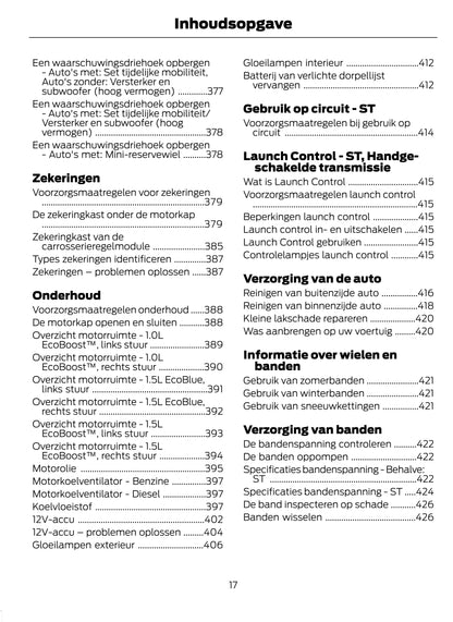 2022-2023 Ford Puma Bedienungsanleitung | Niederländisch