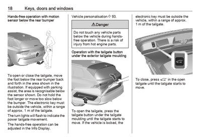 2022-2023 Opel Astra Owner's Manual | English