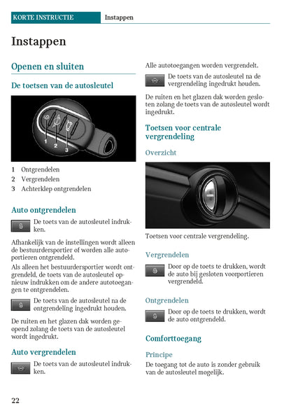 2020 Mini Cooper SE Bedienungsanleitung | Niederländisch
