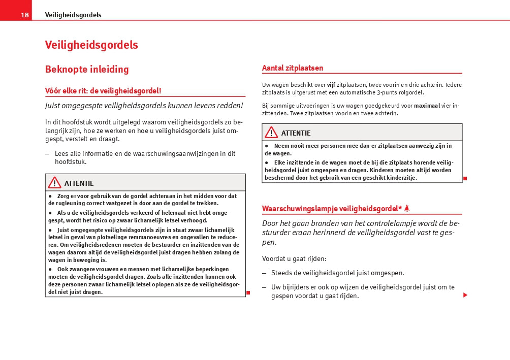 2013 Seat Ibiza Bedienungsanleitung | Niederländisch