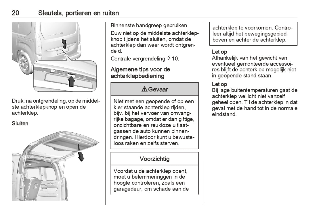 2023 Opel Combo Owner's Manual | Dutch