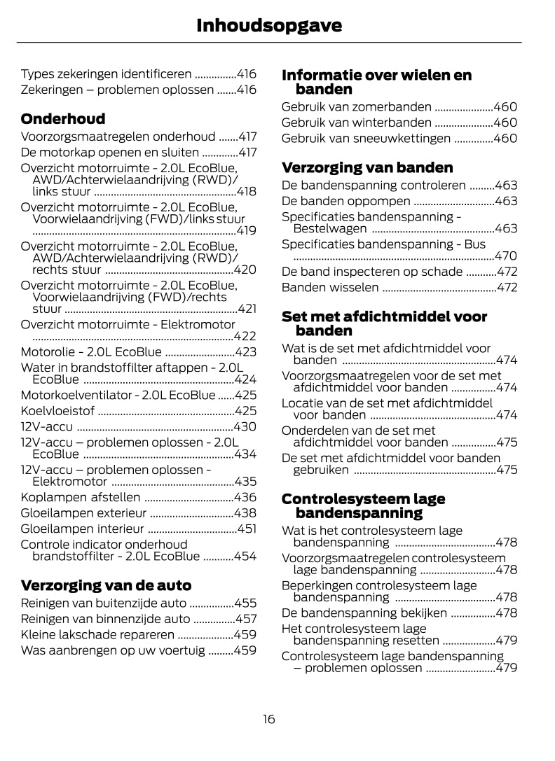 2022-2023 Ford Transit Bedienungsanleitung | Niederländisch