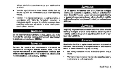 2006 Harley-Davidson Touring Bedienungsanleitung | Englisch