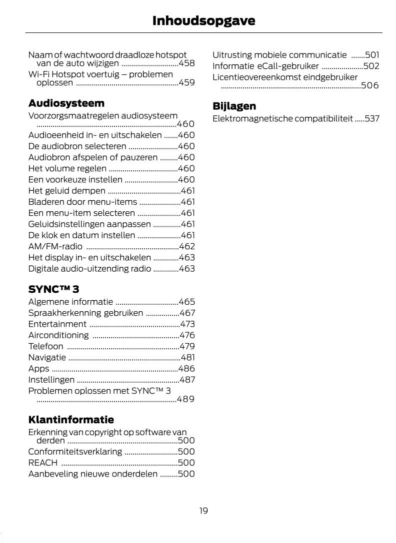 2022-2023 Ford Puma Bedienungsanleitung | Niederländisch