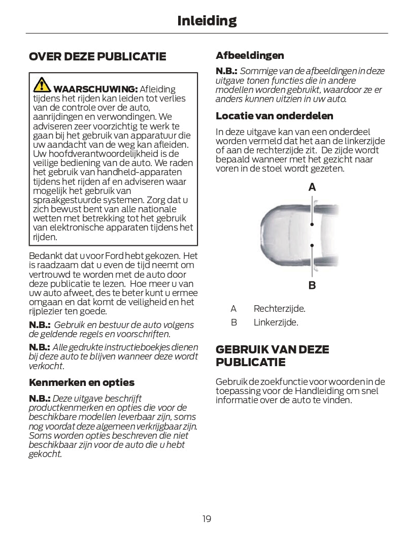 2024-2025 Ford Kuga Owner's Manual | Dutch