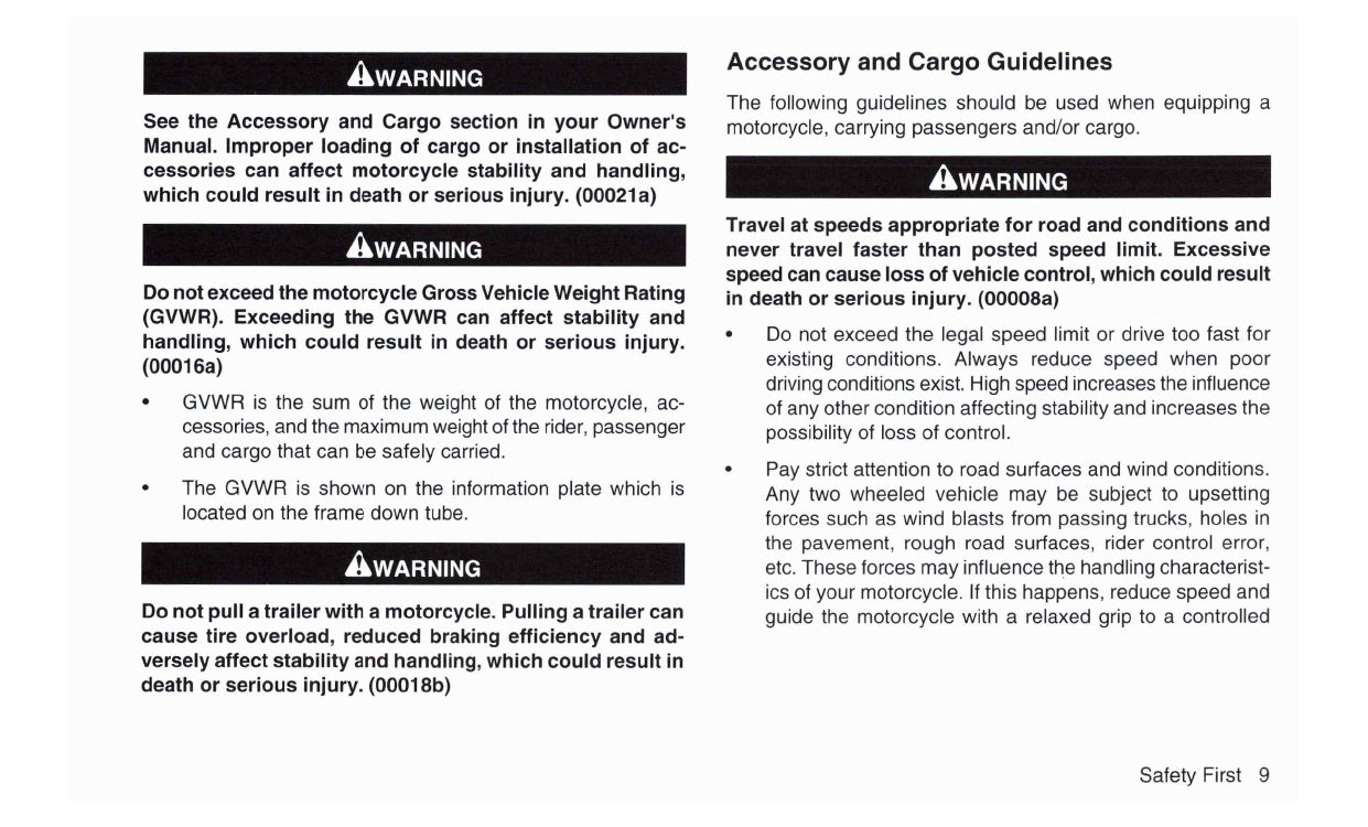 2005 Harley-Davidson Sportster Owner's Manual | English