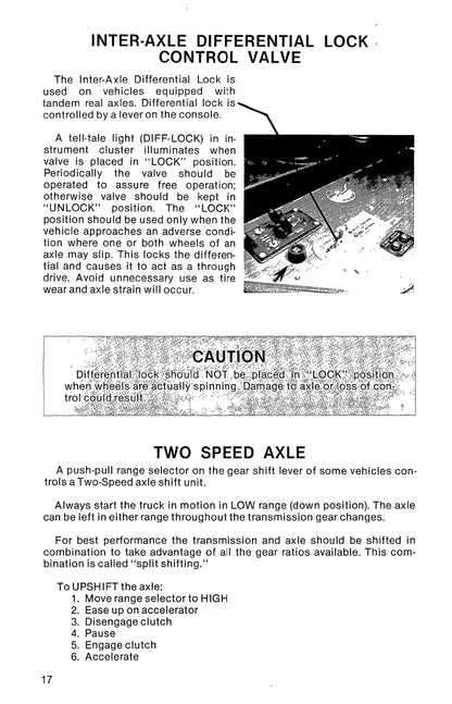 1977 Peterbilt 282/289/300/348/352/352H/353/359/387 Owner's Manual | English