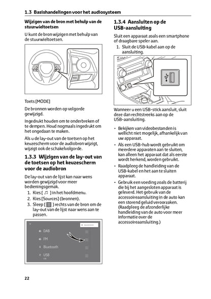 2023 Toyota RAV4 Infotainment Manual | Dutch