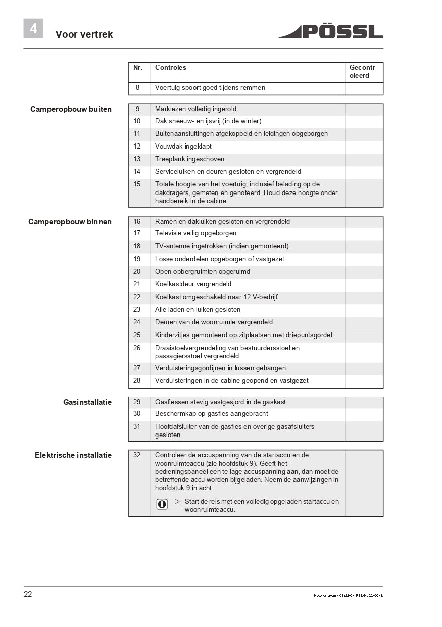 2019-2021 Pössl 2WIN Plus Owner's Manual | Dutch