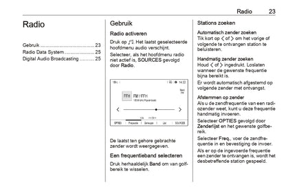 2020-2023 Opel Vivaro Infotainment Manual | Dutch