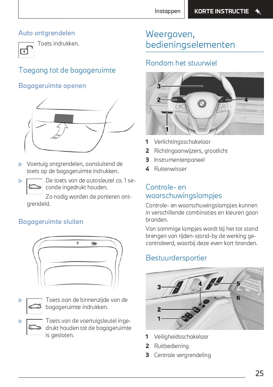 2023 BMW X5 PHEV Owner's Manual | Dutch