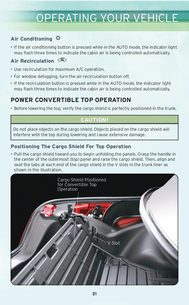 2010 Chrysler Sebring Convertible Bedienungsanleitung | Englisch