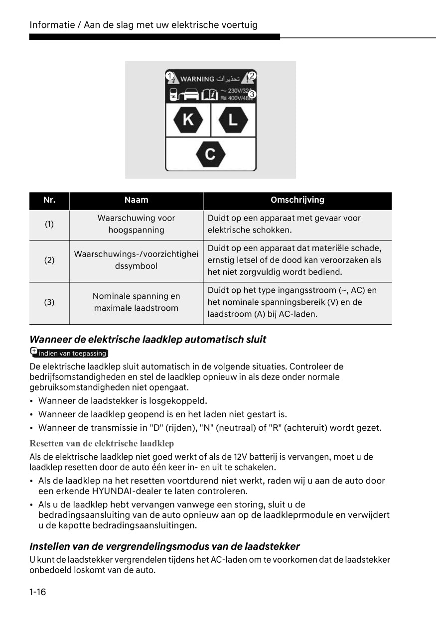 2022-2023 Hyundai Ioniq 6 Owner's Manual | Dutch