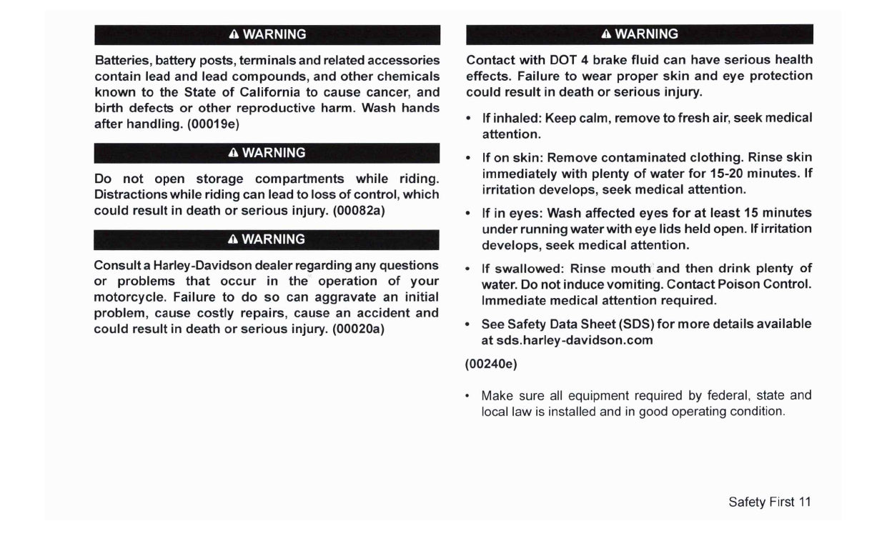 2017 Harley-Davidson FLHTKSE Bedienungsanleitung | Englisch