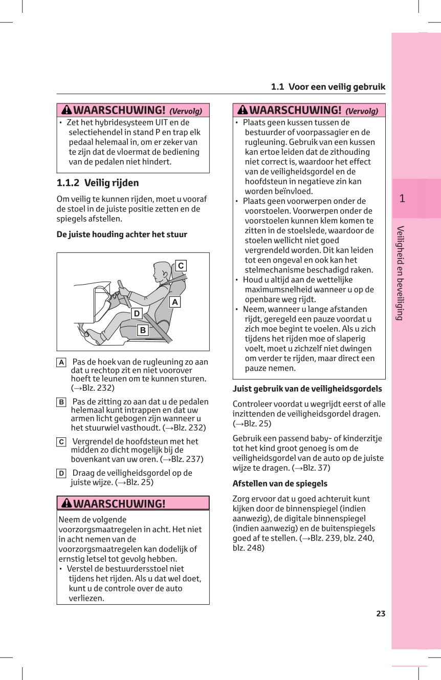 2023-2024 Toyota RAV4 Plug-in Hybrid Owner's Manual | Dutch