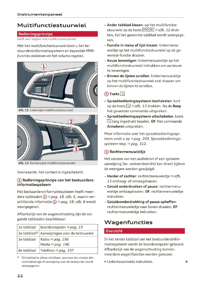 2018 Audi A5/A5 Cabriolet Bedienungsanleitung | Niederländisch