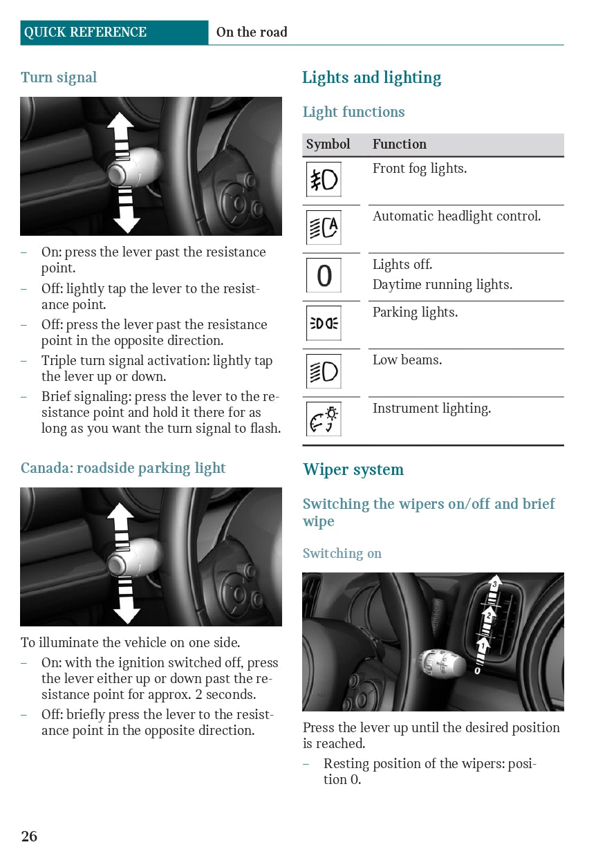 2021 Mini Hardtop 2 Door/4 Door Owner's Manual | English