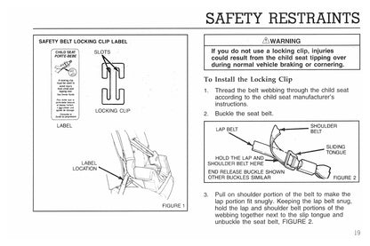 1998 Ford F&B Diesel Owner's Manual | English