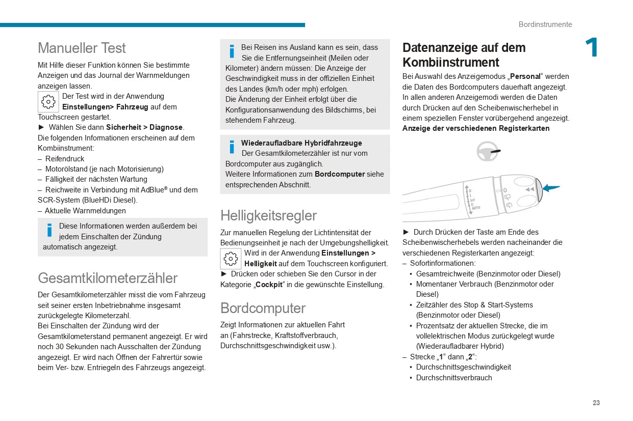 2023-2024 Peugeot 508/508SW Owner's Manual | German