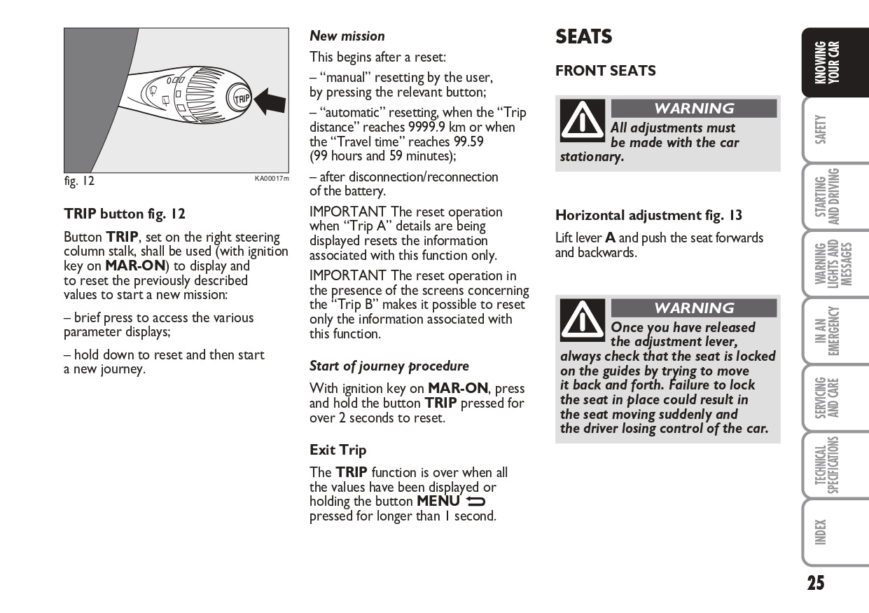 2014-2016 Ford Ka Owner's Manual | English