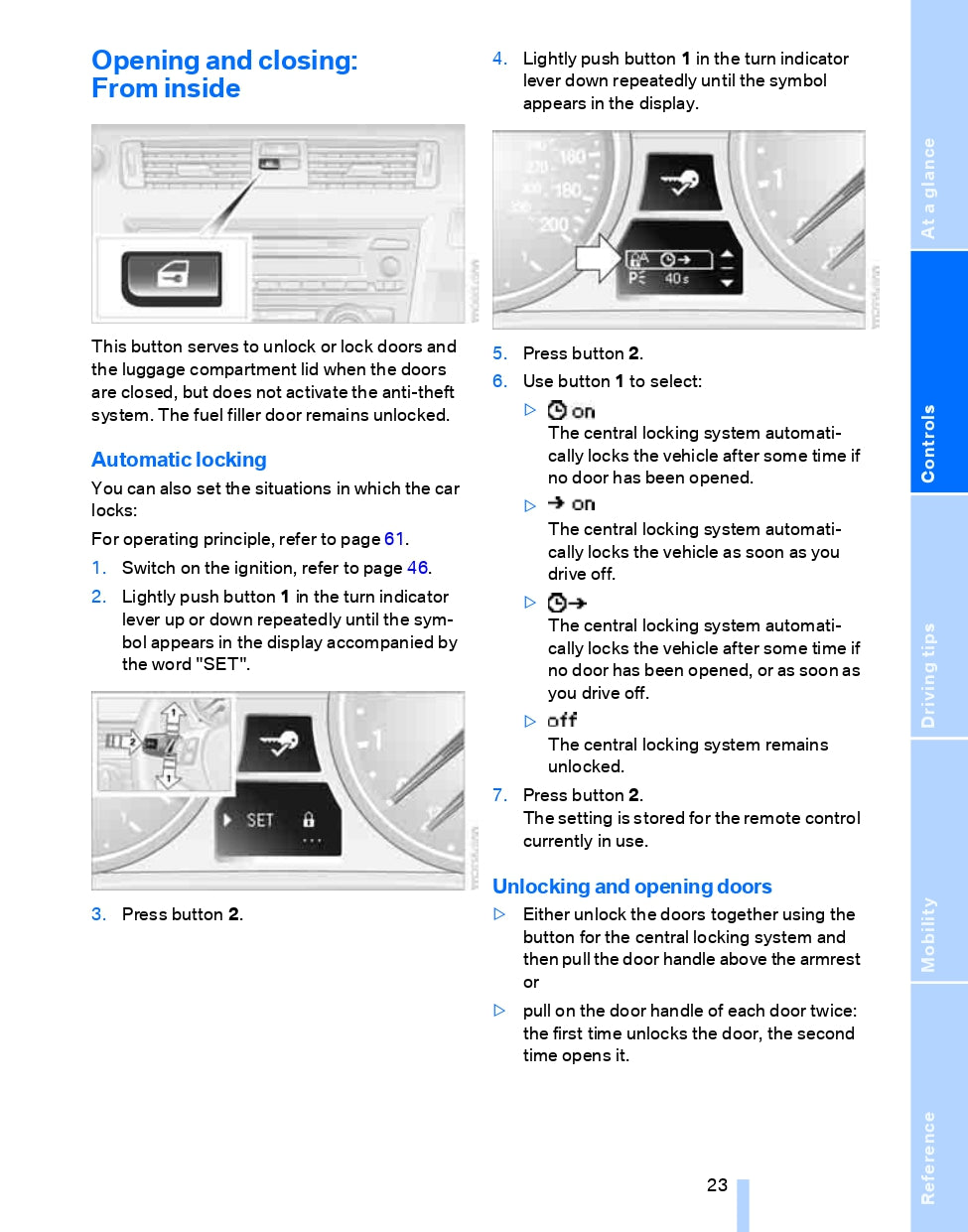 2008 BMW M3 Owner's Manual | English