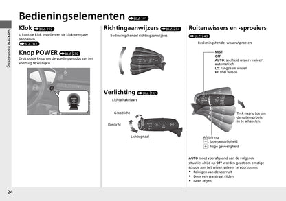 2024 Honda CR-V ePHEV Bedienungsanleitung | Niederländisch