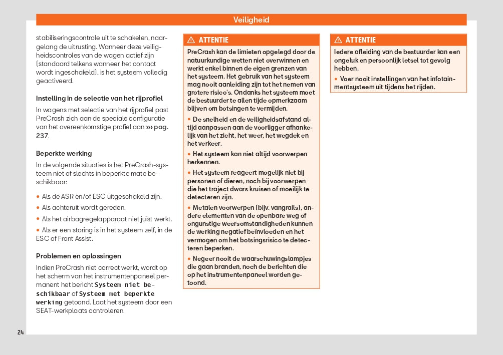 2022 Seat Ateca Owner's Manual | Dutch