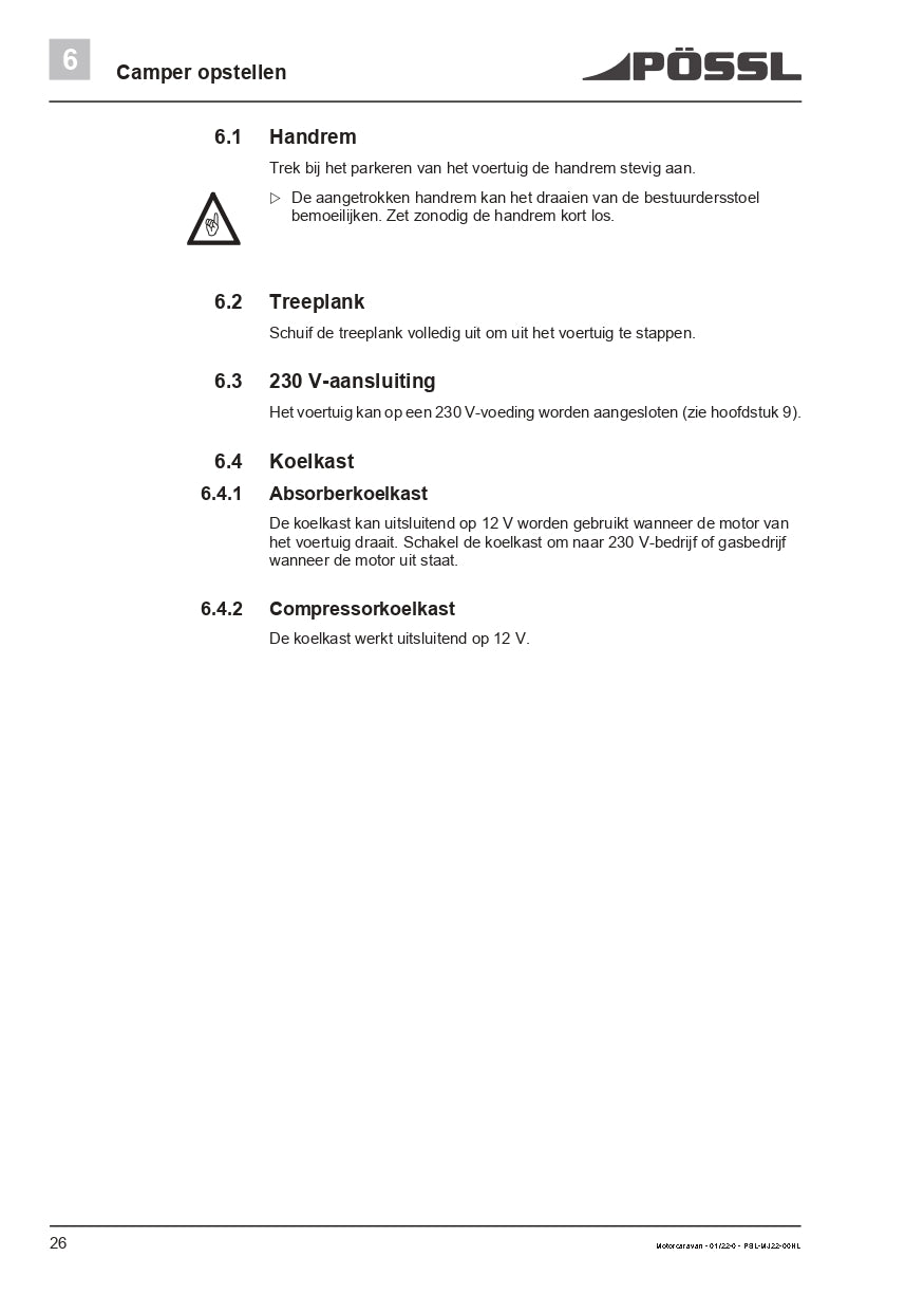 2019-2021 Pössl 2WIN Plus Owner's Manual | Dutch