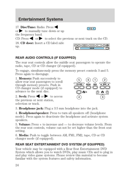 2003 Ford Excursion Bedienungsanleitung | Englisch