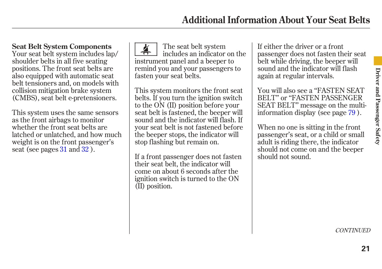 2008 Acura RL Owner's Manual | English