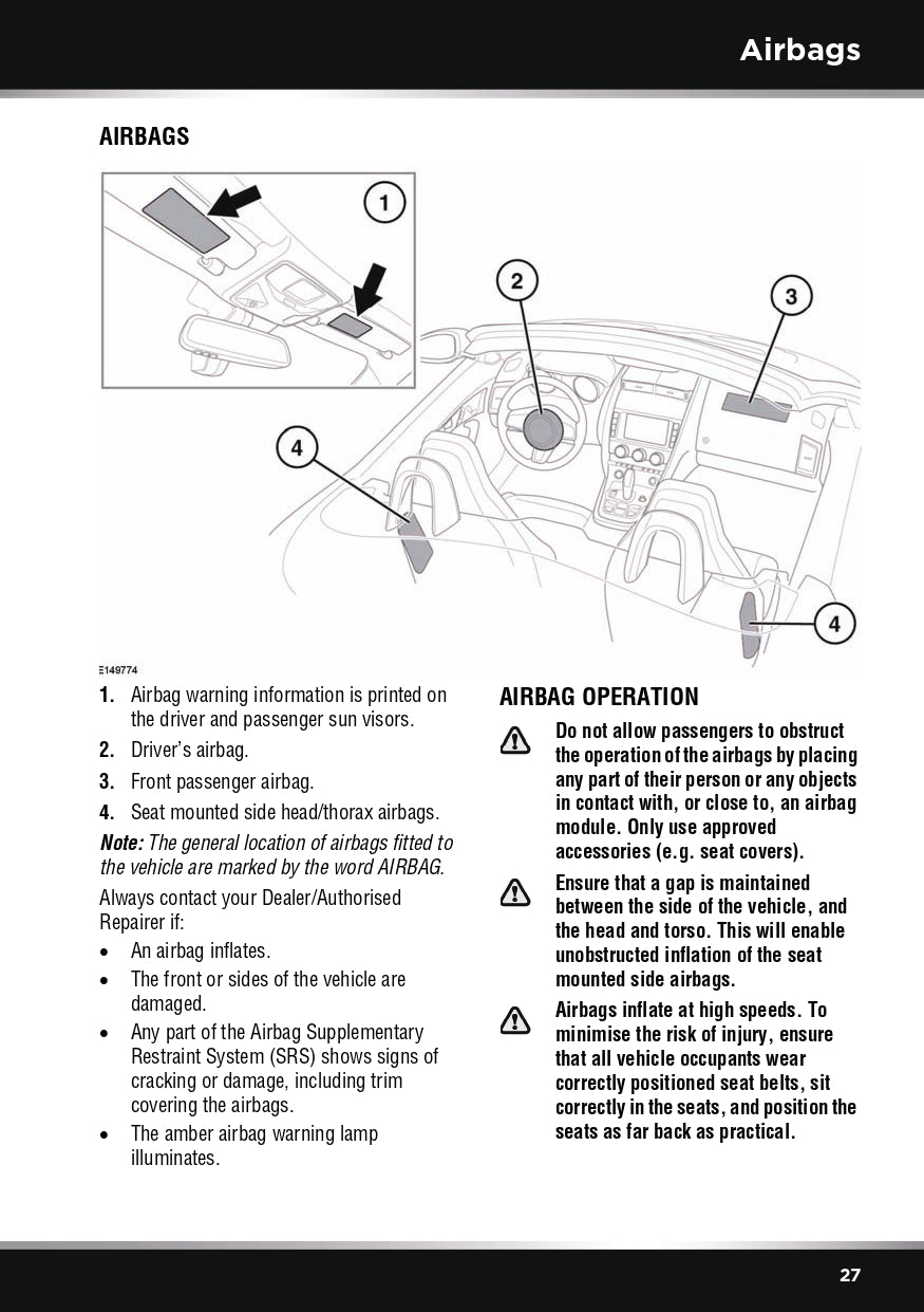 2014 Jaguar F-Type Owner's Manual | English