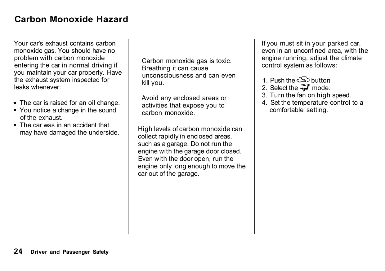 1995 Acura NSX Owner's Manual | English