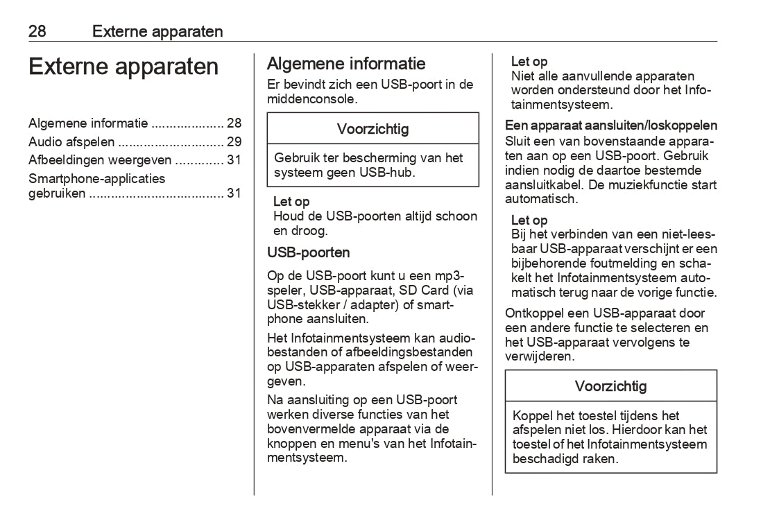 2020-2023 Opel Vivaro Infotainment Manual | Dutch