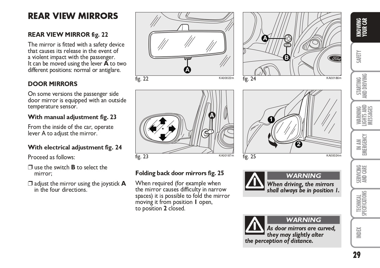 2014-2016 Ford Ka Owner's Manual | English