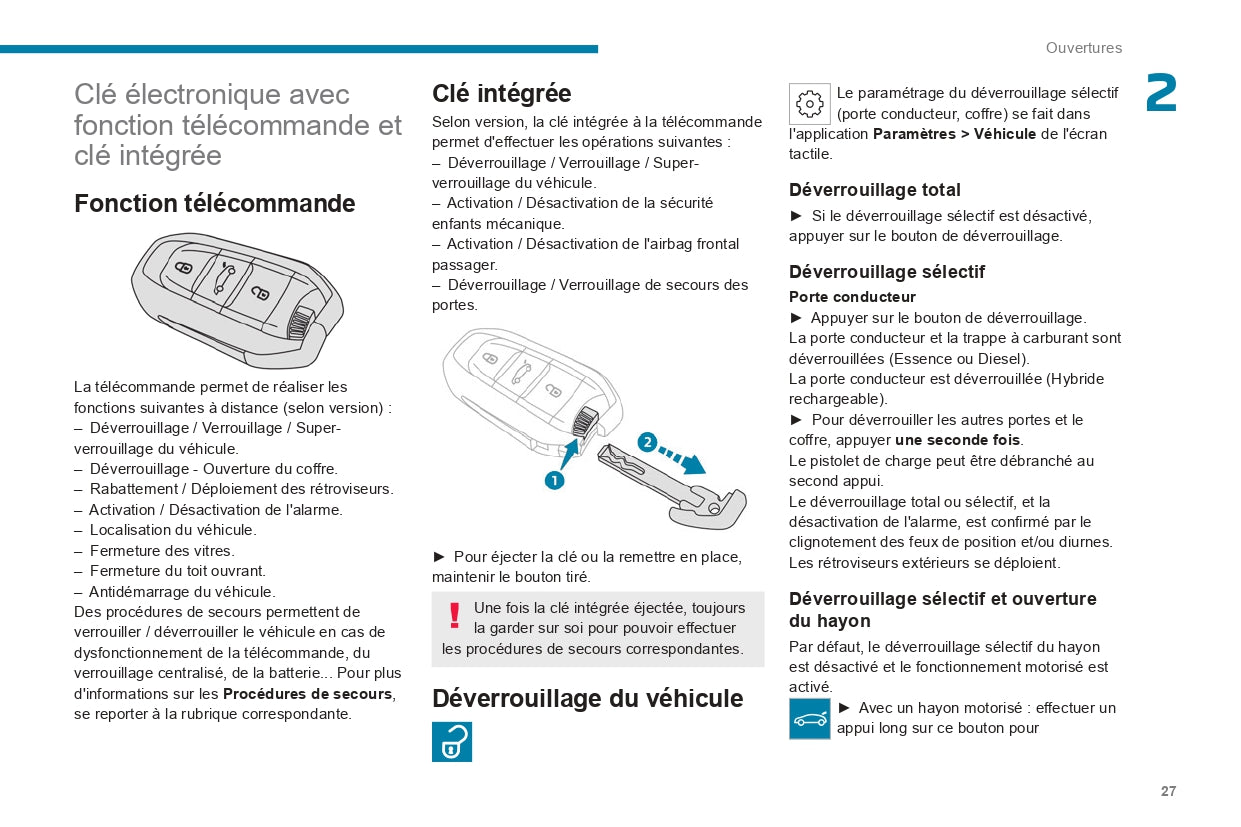 2023-2024 Peugeot 508/508SW Owner's Manual | French