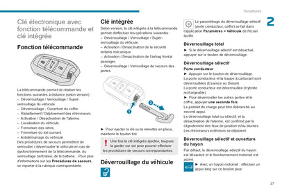 2023-2024 Peugeot 508/508SW Owner's Manual | French