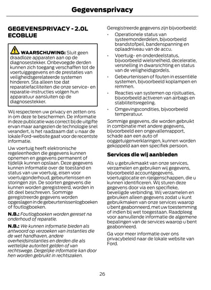 2022-2023 Ford Transit Bedienungsanleitung | Niederländisch