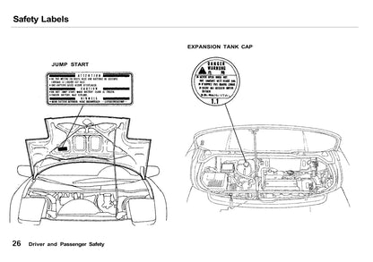 1995 Acura NSX Owner's Manual | English