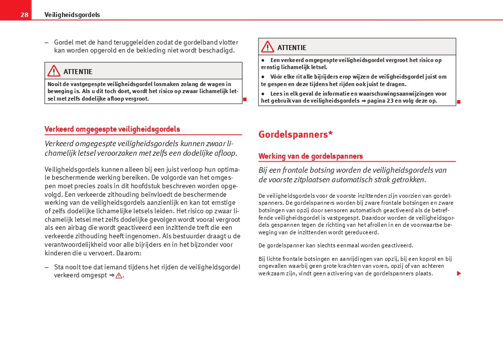 2012-2013 Seat Ibiza ST Owner's Manual | Dutch