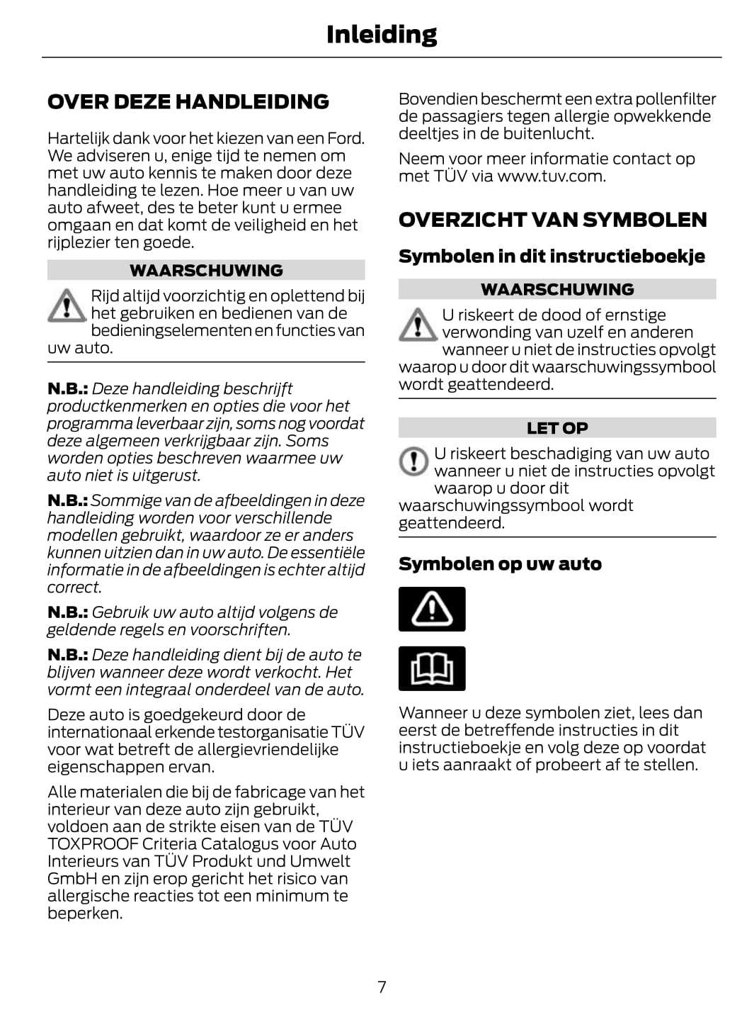 2012 Ford Fiesta Bedienungsanleitung | Niederländisch