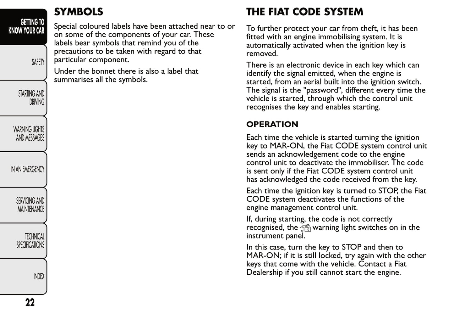 2013-2014 Fiat 500L Owner's Manual | English