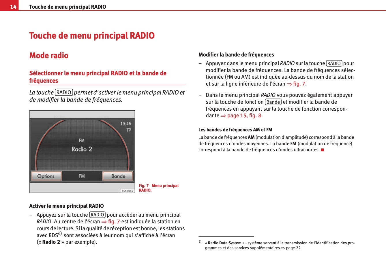 Seat Media System 2.0 Guide d’instructions