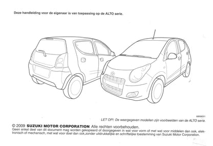 2009-2010 Suzuki Alto Bedienungsanleitung | Niederländisch