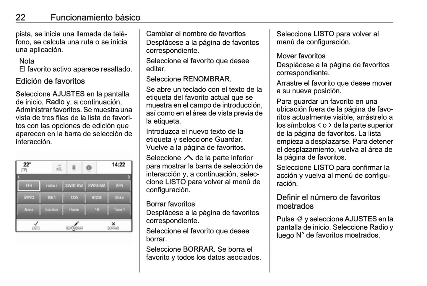 Opel Insignia Manual de infoentretenimiento 2017 - 2020