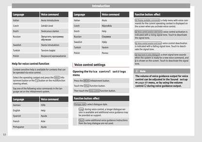 Seat Media System Plus / Navi System Owner's Manual