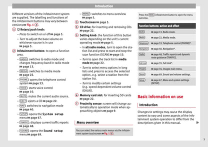 Seat Media System Plus / Navi System Owner's Manual