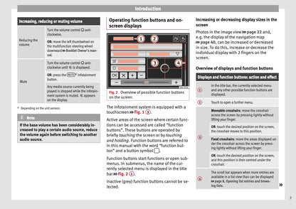 Seat Media System Plus / Navi System Owner's Manual