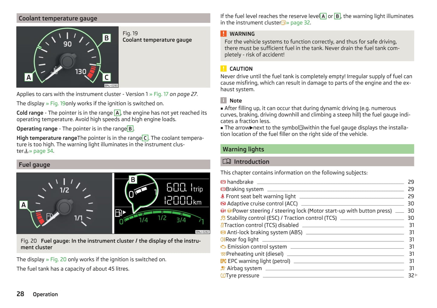 2016-2017 Skoda Fabia Owner's Manual | English